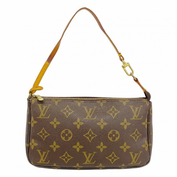 LOUIS VUITTON Brown Monogram Pouch - Picture 1 of 10